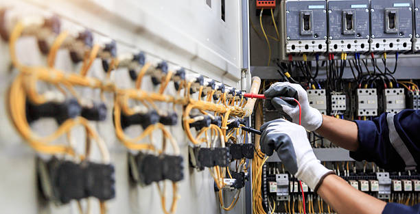 Professional Electrician technician working in Woodbranch, TX
